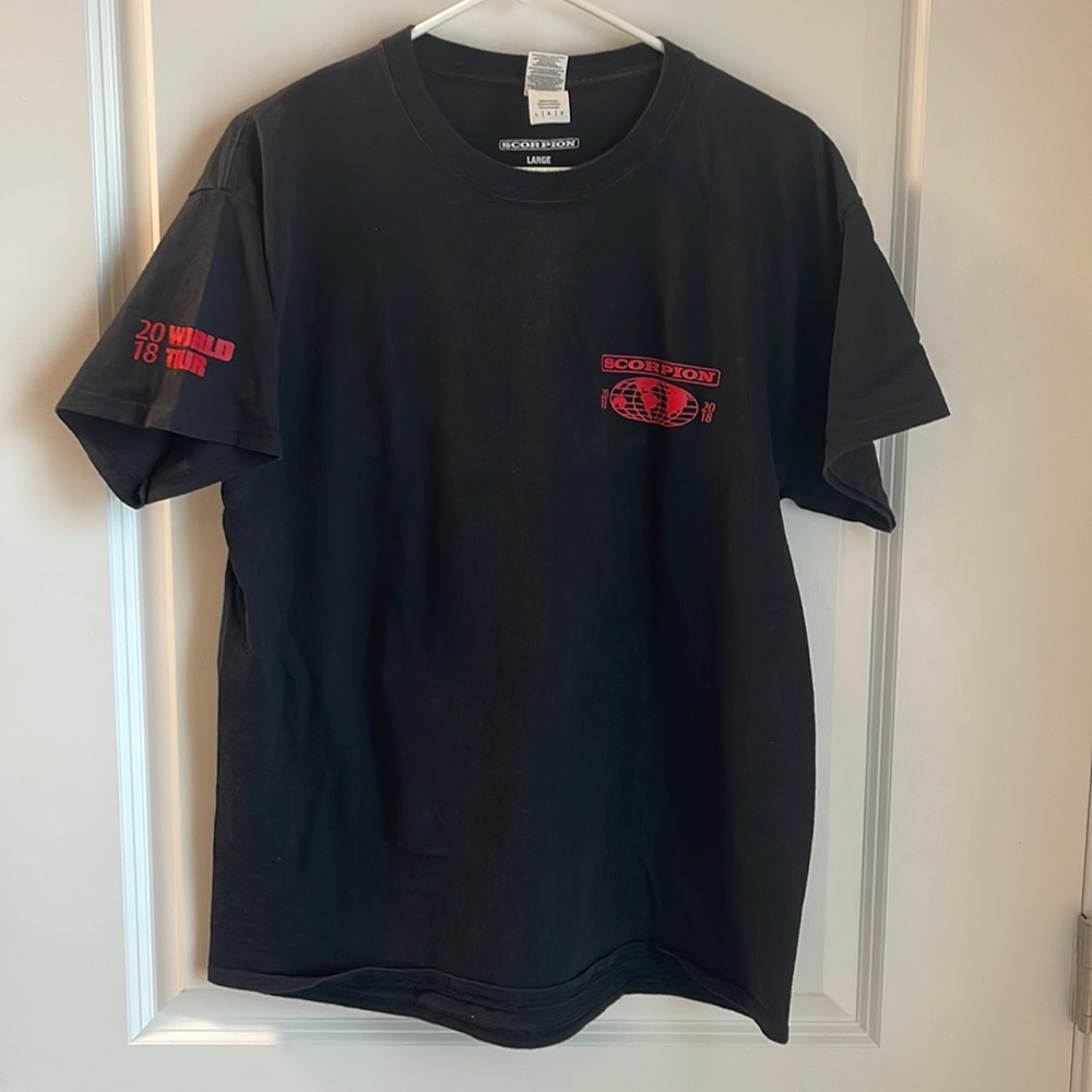 Drake Scorpion Tour Tee - World Tour Version - Sz. LARGE